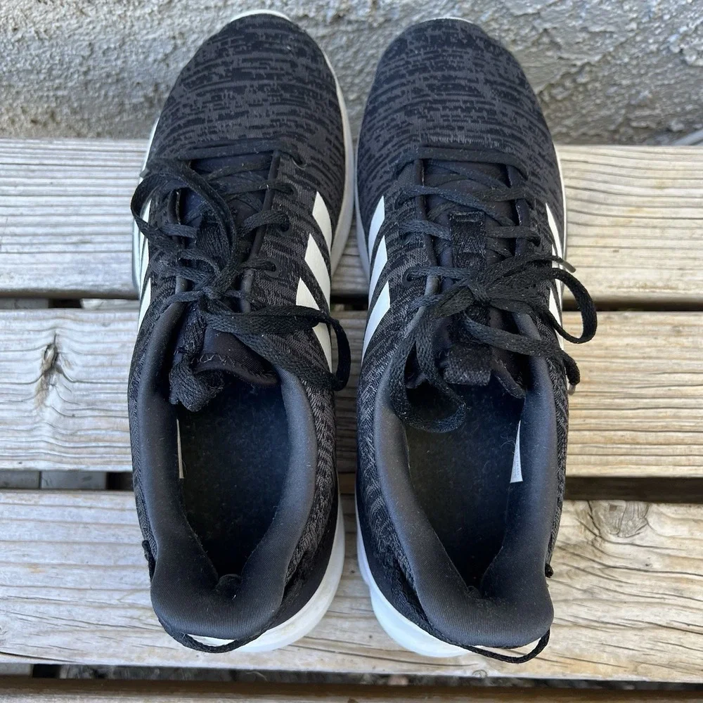 Adidas Cloudfoam Racer TR Mens Size 11 Black Athletic Running Shoes Sneakers